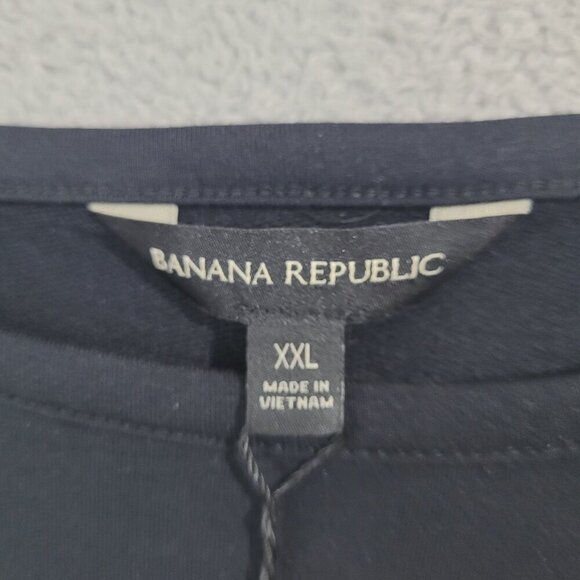 NEW Banana Republic Womens XXL Long Sleeve Scoop Neck Top Black - Picture 4 of 9